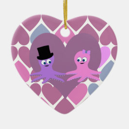 タコはハートを好む セラミックオーナメント