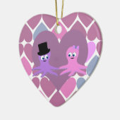 タコはハートを好む セラミックオーナメント (左)