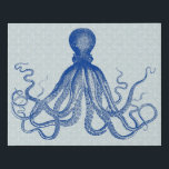 タコは主を固定しますBodner Blue Vintage Beach フェイクキャンバスプリント<br><div class="desc">この美しく、青くフェイクな壁のキャンバスのプリントは主の19世紀からの旧式なタコのスケッチを示しますBodner's。 ここでは、それはrecolored青くかわいらしいのに置かれて、軽いいかりパターンがあるわずか動揺してな背景をヴィンテージ見ます。 結果はあなたの航海のなおよびビーチのテーマの家の装飾に一致させるこのユニークな壁の芸術です。 空想に、ビクトリアンなタコ沢山の振る触手があります。 私達の店のSee一致項目そして色の変化! 

 以下の事項に注意して下さい:: キャンバスのサイズを変えればプロダクトのデザインを調節するために、"カスタマイズ"必要とするかもしれません。 タコおよびいかりは厳選された、別にサイズ調整をされて。</div>