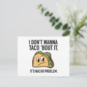 タコは嫌だ。ナチョ問題だ。 ポストカード (スタンド正面)