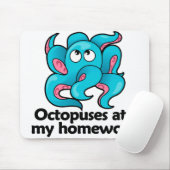 タコは私の宿題を食べました マウスパッド (マウス)