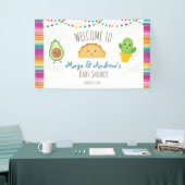 タコをテーマにしたフィエスタウェルカムバナカラフル&かわいい! 横断幕 (トレードショー)