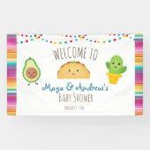 タコをテーマにしたフィエスタウェルカムバナカラフル&かわいい！ 横断幕 (横)