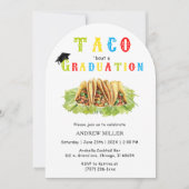 タコをテーマにした卒業招待状 招待状 (正面)