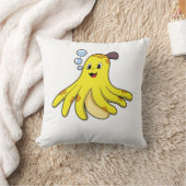 タコをバナナに クッション (ブランケット)