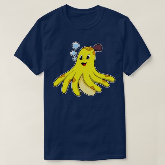 タコをバナナに Tシャツ (デザイン正面)