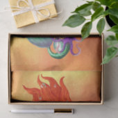 タコを持つ不気味な人魚 薄葉紙 (ギフト)