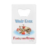 タコを浮かべるものは クレジットカード栓抜き (裏面)