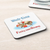 タコを浮かべるものは コースター (左側)