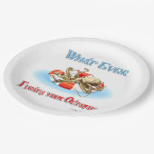 タコを浮かべるものは ペーパープレート (アングル)