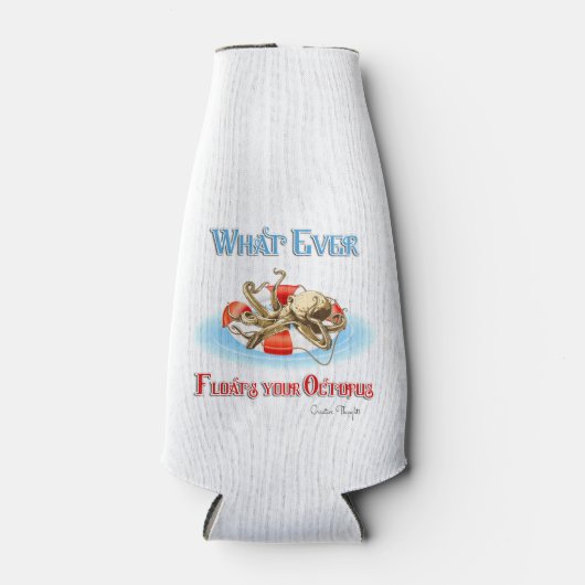 タコを浮かべるものは ボトルクーラー (正面)