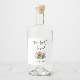 タコアウトラブウォーターカラーサボスフィエスタフリット リキュールボトルラベル