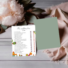 タコアウトラブサボスゲームカード 案内状