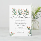 タコアウトラブサボスフローラブライダルシャワー 招待状 (スタンド正面)