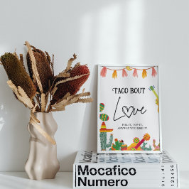 タコアウトラブサボタコスバーサイン ポスター