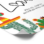 タコアウトラブサボタコスバーサイン ポスター (角)