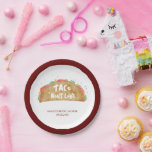 タコアウトラブズ結婚ブライダルシャワーフィエスタ ペーパープレート<br><div class="desc">タコ'Bout Love紙プレートのためのおもしろい、フィエスタテーマウェディングシャワー。イベントカスタマイズに合う文字が良い。</div>