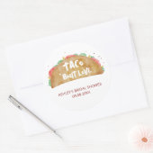 タコアウトラブズ結婚ブライダルシャワーフィエスタ ラウンドシール (封筒)