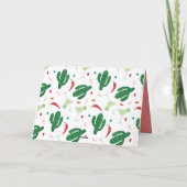 タコアウトラブフィエスタテーマバレンタインデー カード (裏面)