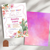 タコアウトラブメカラフルキシカンブライダルシャワー 招待状