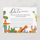 タコアウトラブメキシコのデートアイディアアドバイスCa アドバイスカード (正面)