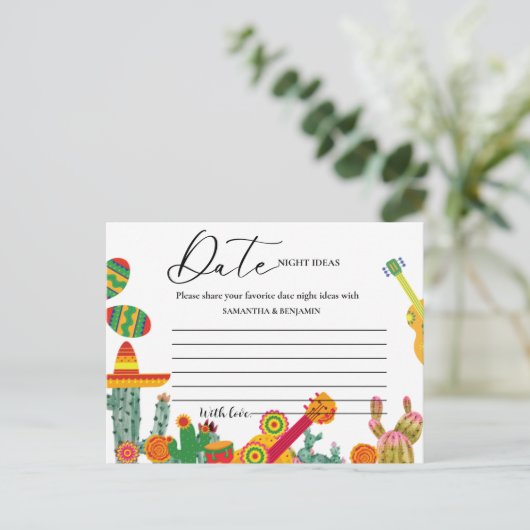 タコアウトラブメキシコのデートアイディアアドバイスCa アドバイスカード (スタンド正面)