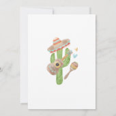 タコアウトラブメキシコフェスタブライダルシャワー 招待状 (裏面)