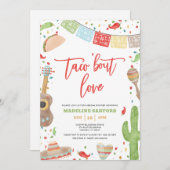 タコアウトラブメキシコフェスタブライダルシャワー 招待状 (正面/裏面)