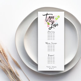 タコアウトラブ結婚ズ メニュー