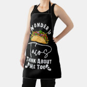 タコアカッコいいート女子男性へタコス・メキシコ料理ファイル エプロン (インサイチュ)