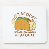 タコアニメのタコカット猫の動物 マウスパッド (正面)