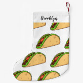 タコアニメイラストレーション スモールクリスマスストッキング (裏面)