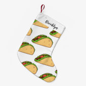 タコアニメイラストレーション スモールクリスマスストッキング (正面 (吊り時))