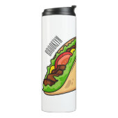 タコアニメイラストレーション タンブラー (回転左)