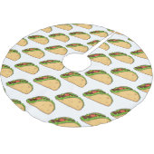 タコアニメイラストレーション ブラッシュドポリエステルツリースカート (アングル)