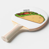 タコアニメイラストレーション 卓球ラケット (正面アングル)