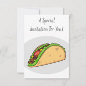 タコアニメイラストレーション 招待状 (裏面)