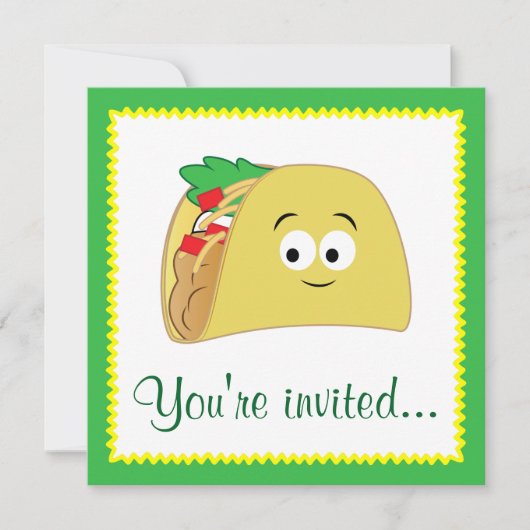 タコアニメ 招待状 (正面)