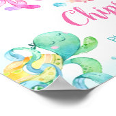 タコアンダーザシークリーチャー誕生日標識 ポスター (角)