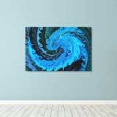 タコアンダーザシー抽象芸術キャンバスプリント キャンバスプリント (インサイチュ (ウッドフロア))