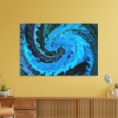 タコアンダーザシー抽象芸術キャンバスプリント キャンバスプリント (インサイチュ (リビング))