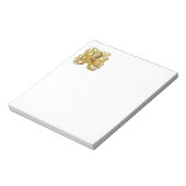 タコアンティークイラストレーションシーモンスター ノートパッド (回転)