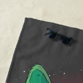 タコアンドピザコズミック宇宙猫 ビーチタオル (インサイチュ)