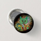 タコアンドピザコズミック宇宙猫 缶バッジ (正面&裏面)