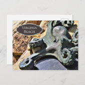 タコアンドロックスビーチバージニアビーチ ポストカード (正面/裏面)
