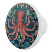 タコウィリアムモリススタイルシーシー海マリン セラミックノブ (右)