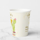 タコウォーターのベビーの色サボテンの赤ちゃんシャワー 紙コップ (右)