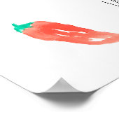 タコウモダンンアフィエスタベイビーシャワーウェルカム ポスター (角)