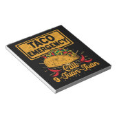 タコエマージェンシーコール9 Juan Juan Cinco De Mayo ノートパッド (アングル)