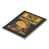 タコエマージェンシーコール9 Juan Juan Cinco De Mayo ノートパッド (回転)